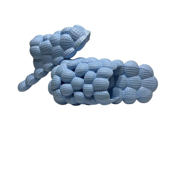 Golf Ball Massage Bubble Slides Slippers Sandals Women’s Size L (9/10) Baby Blue - Picture 6 of 10
